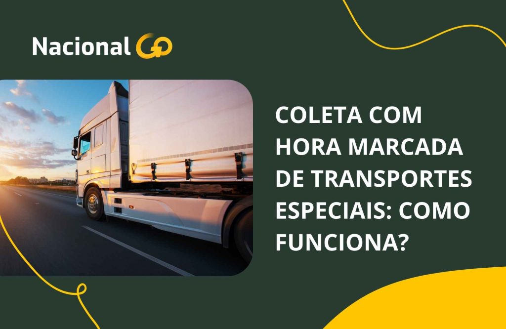 Coleta com hora marcada de transportes especiais como funciona