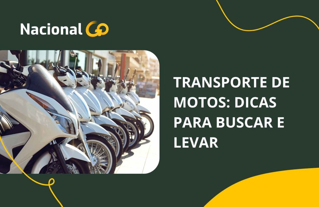 Transporte de motos dicas para buscar e levar
