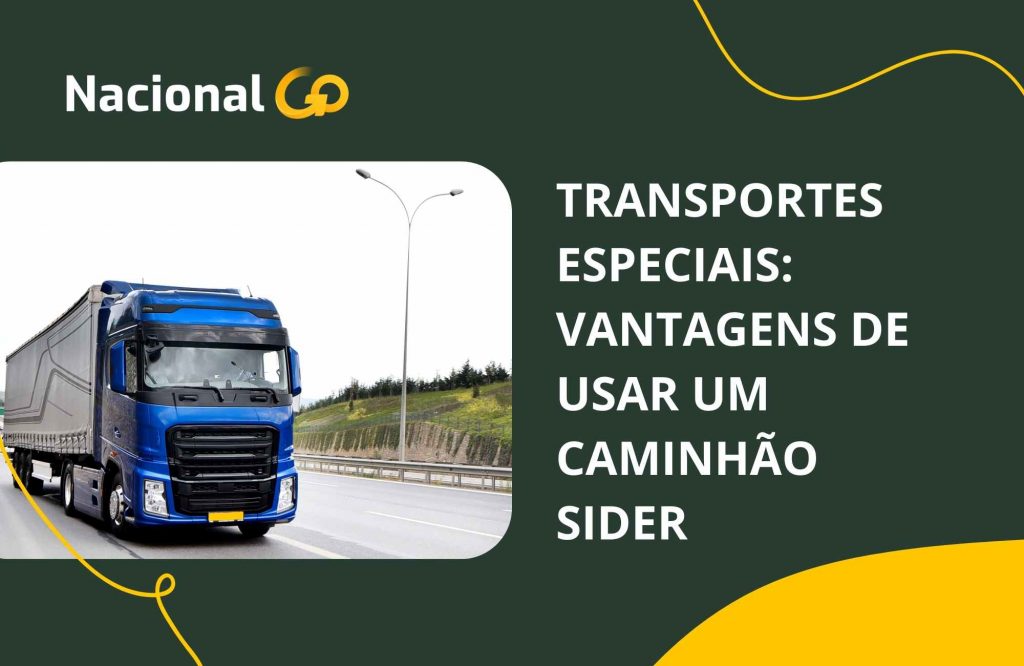 Transportes Especiais vantagens de usar um caminhão Sider